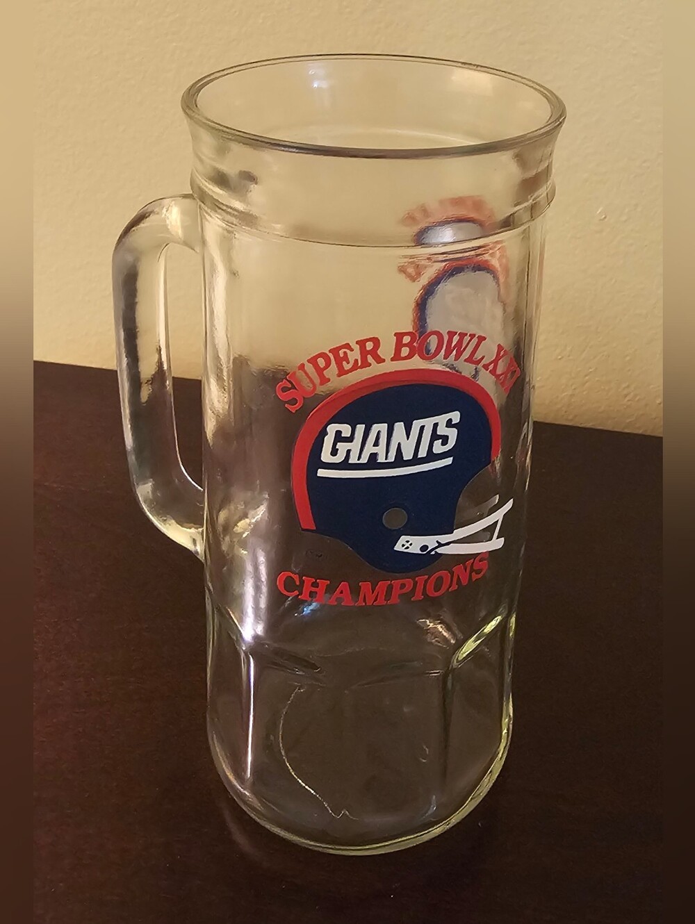 Vintage SUPER BOWL XXI New York Giants Champions Mug
